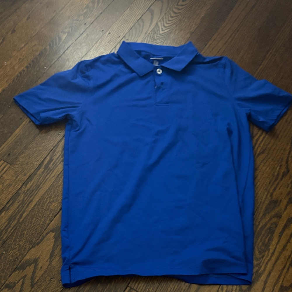 Boys Dri Fit Blue Polo Shirt
